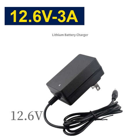 Nguồn VBH Adapter Sạc Pin Lithium 12.6V 3A 5.5x2.1MM Có Đèn Báo Nguồn