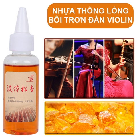 Nhựa Thông Lỏng Hàng Chuẩn BANHU Chuyên Dùng Cho Đàn Violin 60ML