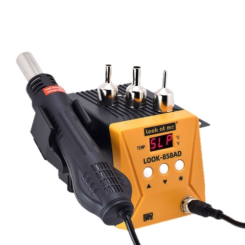 Máy Khò Nhiệt 858AD Điều Chỉnh Nhiệt Độ Điện Tử Trạm Khò IC SMD Sửa Chữa Điện Thoại