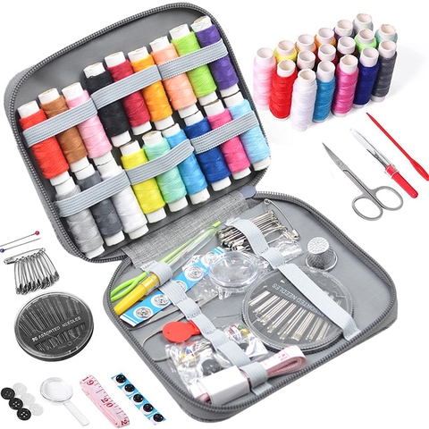 Bộ Dụng Cụ May Vá Mini Đa Năng – Hộp Kim Chỉ Gia Đình