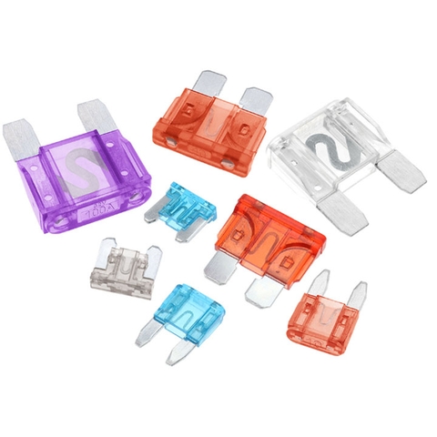 Cầu Chì Ô TÔ XF Chân 2.9MM Kích Thước 7.5x7.6x11.2MM 2 Chân Vỏ Nhựa