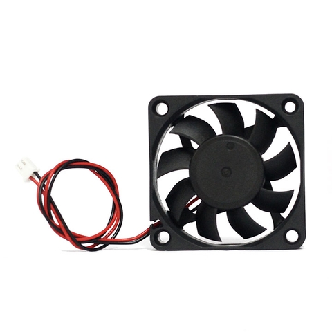 Quạt Tản Nhiệt 5V 12VDC 2 Dây Đỏ Đen Chất Liệu Nhựa ABS Màu Đen