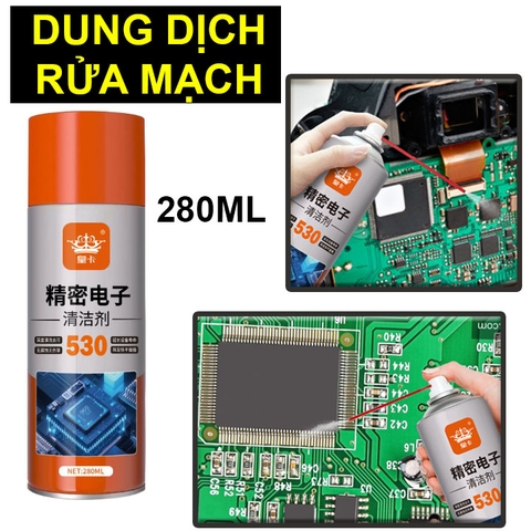 Chất Tẩy Rửa Vệ Sinh Mạch PCB Điện Tử RYO530 Dung Tích 280ML