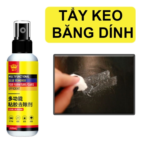 Chất Tẩy Keo Băng Dính MVĐ Dạng Xịt Lọ 120ML
