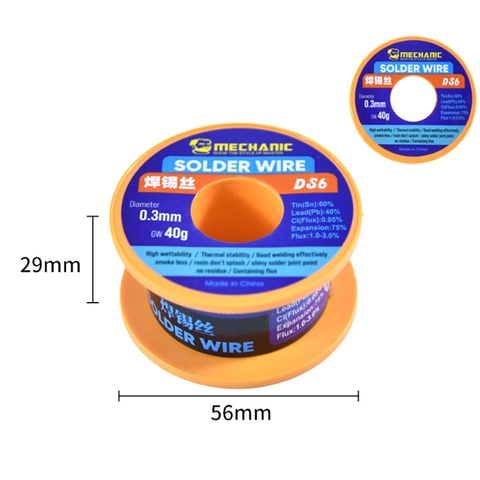 Thiếc Hàn Sáng Bóng MC MECHANIC DS Sn60/Pb40 40G