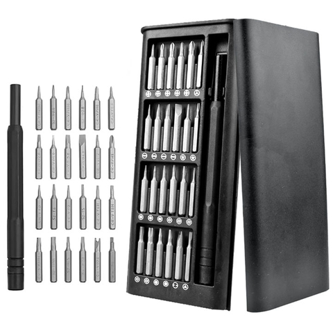 Bộ Tua Vít Hộp Nhựa Sửa Chữa 25 Trong 1 Từ Tính Chính Xác FKLI 158MM 130G