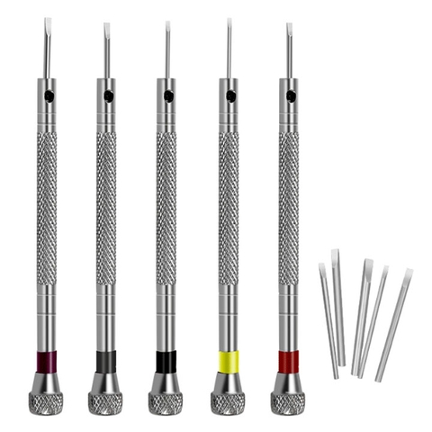 Tua Vít D5032 Đầu Dẹt Siêu Nhỏ Sửa Đồng Hồ Kính Mắt Kích Thước 92x8mm Nặng 12g