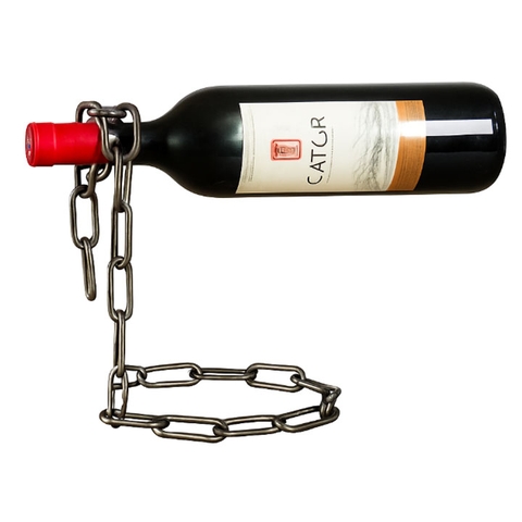 Giá Đựng Rượu Vang Dây Xích Đồng Thau 17x19x29CM 500G