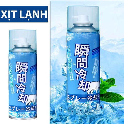 Bình Xịt Lạnh NBZ88 Xịt Mát Làm Mát Nhanh Yên Xe Máy Nội Thất Ô Tô Công Nghệ Nhật Bản