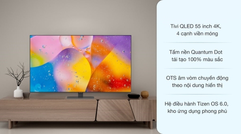 Smart Tivi QLED 4K 55 inch Samsung QA55Q80AAKXXV