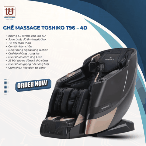 Toshiko Ghế Massage 4D T96