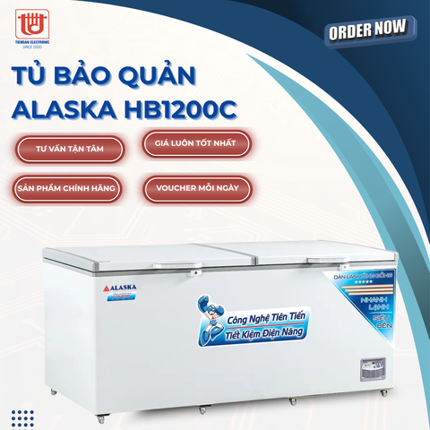 Alaska Tủ đông bảo quản HB1200C - Dung tích 1200L