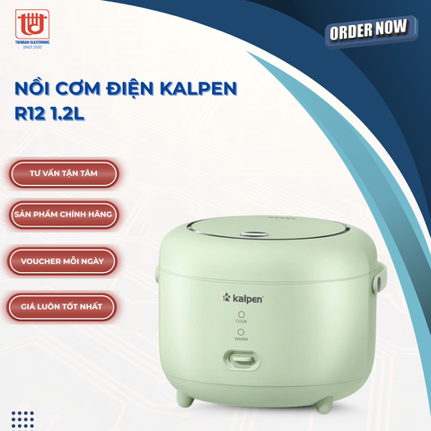 Kalpen Nồi cơm điện cao cấp R12 - Dung tích 1.2L