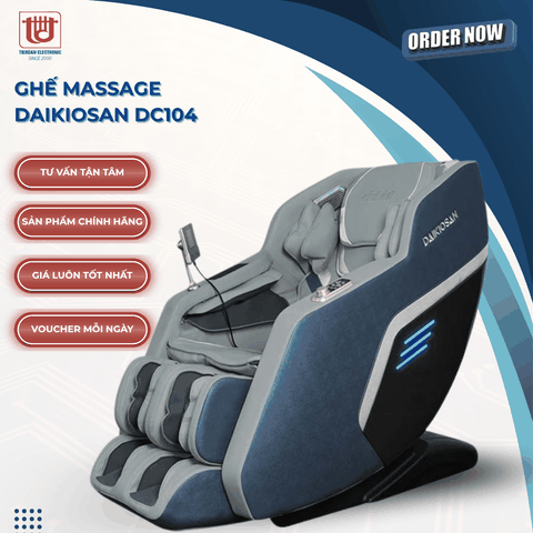 Daikiosan Ghế Massage DC104 - Công suất 140W