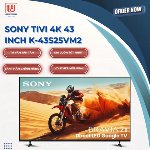 Sony Google Tivi 4K 43 inch K-43S25VM2