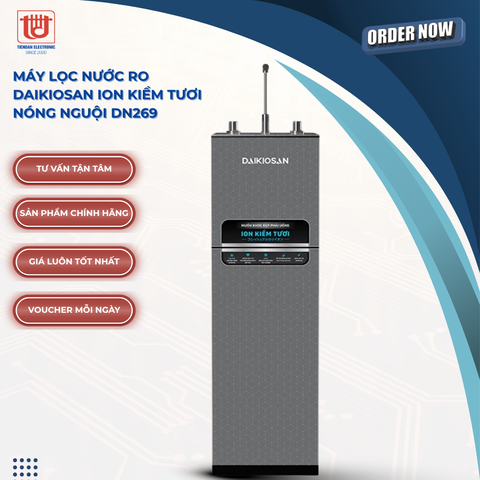 Daikiosan Máy Lọc Nước RO Ion Kiềm Tươi Nóng Nguội DN269
