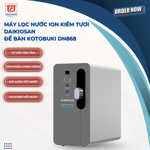 Daikiosan Máy Lọc Nước Ion Kiềm Tươi Để Bàn Kotobuki DN868