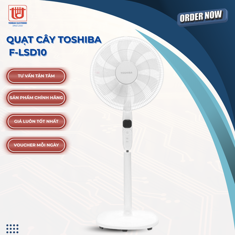 Toshiba Quạt Cây F-LSD10 ( 9 cánh ) - Công suất 30W
