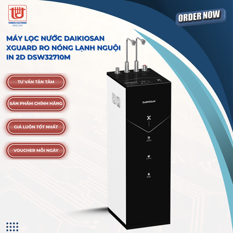 Daikiosan Máy Lọc Nước Xguard RO Nóng Lạnh Nguội In 2D DSW32710M