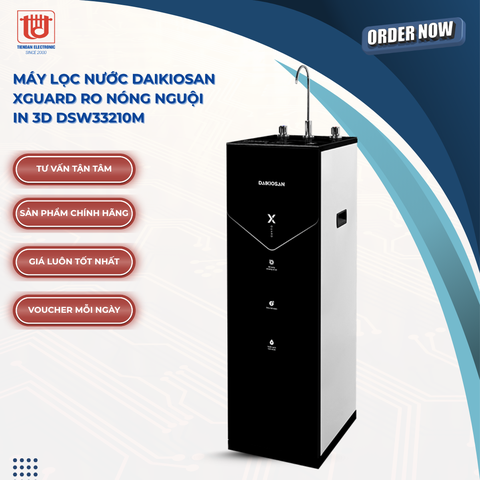 Daikiosan Máy Lọc Nước Xguard RO Nóng Nguội in 3D DSW33210M