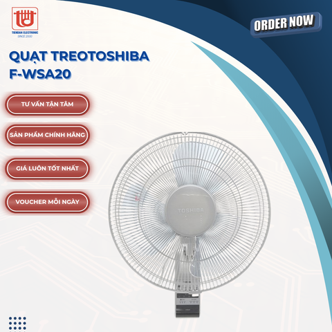 Toshiba Quạt Treo tường F-WSA20(H)VN - Công suất 55W
