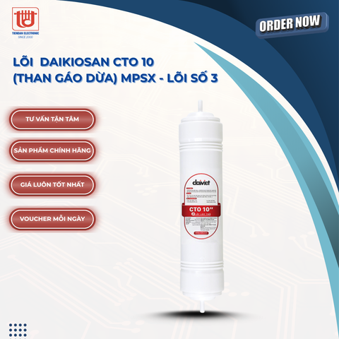 Daikiosan Lõi CTO 10 (Than gáo dừa) MPSX - Lõi số 3