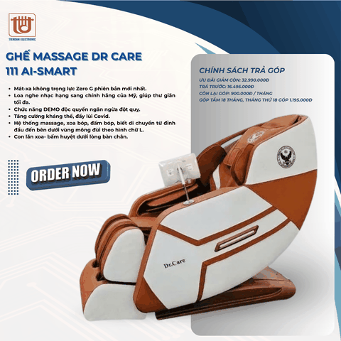 Dr. Care Ghế Massage 111 AI - Smart