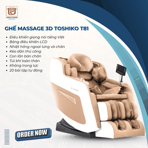 Toshiko Ghế Massage 3D T81