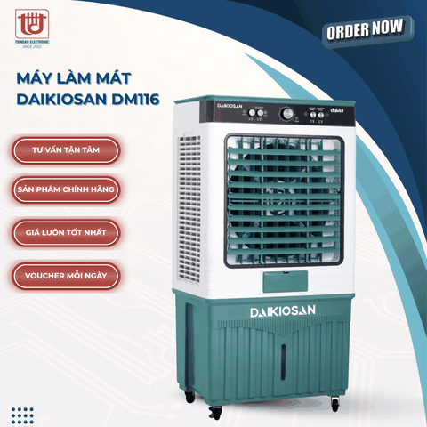 Daikiosan Máy Làm Mát DM116 - Quạt Điều Hòa
