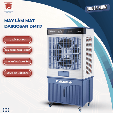 Daikiosan Máy Làm Mát DM117 - Quạt Điều Hòa