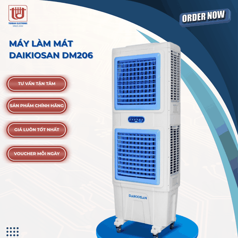 Daikiosan Máy Làm Mát DM206 - Quạt Điều Hòa