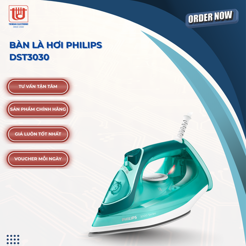 Philips Bàn Là Hơi Nước DST3030 - Công suất 2400W