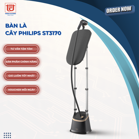 Philips Bàn Là Cây Hơi Nước ST3170 - Công suất 2000W