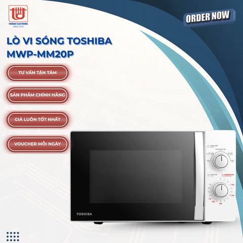 Toshiba Lò Vi Sóng MWP-MM20P(WH) - Công suất 700W