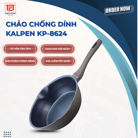 Kalpen Chảo chống dính cao cấp Lipper - ( KP8624 - KP8628 ) - Size 24 - 28cm
