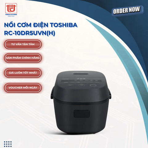 Toshiba Nồi Cơm Điện RC-10DR5UVN(H) - Dung tích 1L