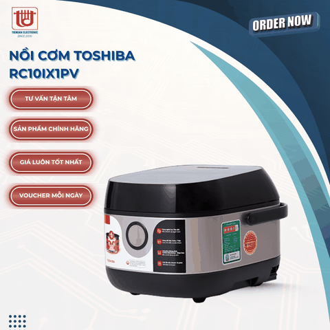 Toshiba Nồi Cơm Điện Cao Tần RC-10IX1PV - Dung Tích 1L