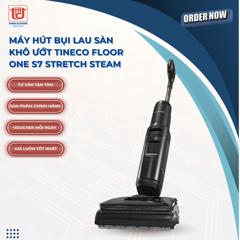 Tineco Máy Hút Bụi Lau Sàn Khô Ướt Floor One S7 Stretch Steam
