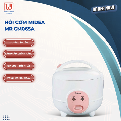 Midea Nồi Cơm Điện MR CM06SA - Dung tích 0.6L