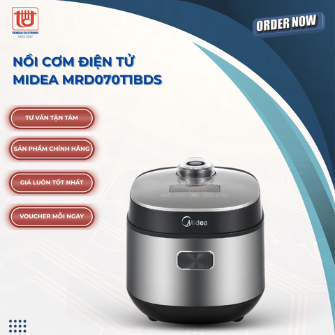 Midea Nồi Cơm Điện Tử Cao Cấp MRD070T1BDS - Dung tích 0.7L