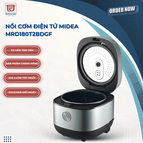Midea Nồi Cơm Điện Tử Cao Cấp MRD180T2BDGF - Dung tích 1.8L