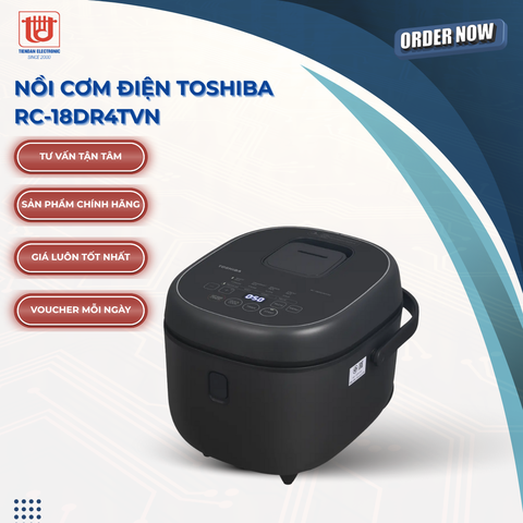 Toshiba Nồi cơm điện RC-18DR4TVN - Dung tích 1.8L