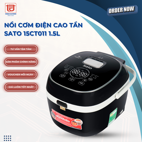 Sato Nồi Cơm Điện Cao Tần 15CT011 - Dung tích 1.5L