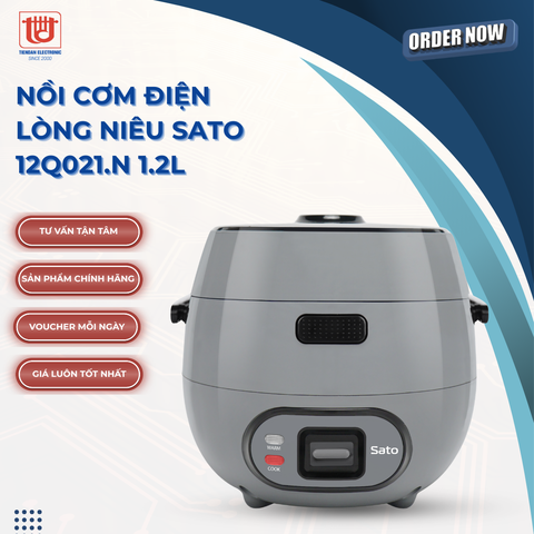 Sato Nồi Cơm Lòng Niêu 12Q021.N - Dung tích 1.2L