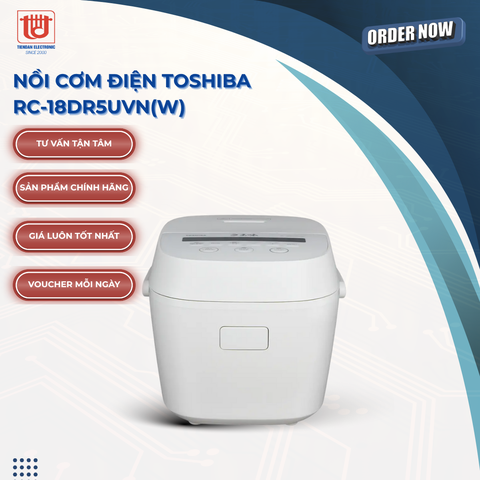 Toshiba Nồi cơm điện RC-18DR5UVN - Dung tích 1.8L