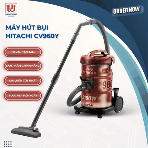 Hitachi Máy Hút Bụi CV960Y - Công suất 2100W