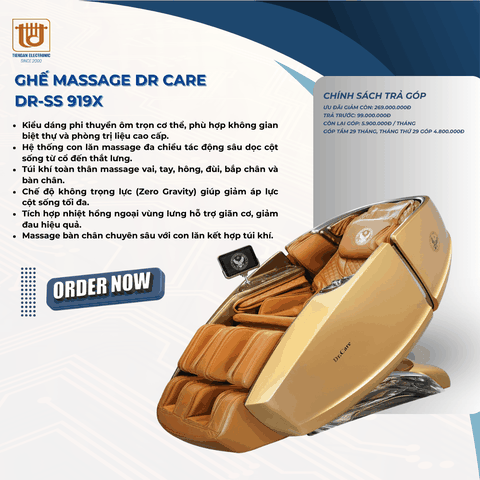 Dr. Care Ghế Massage Phi Thuyền DR - SS 919X