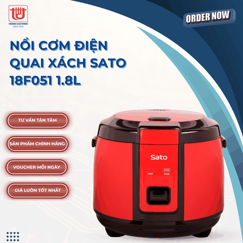Sato Nồi Cơm Quai Xách 18F051 - Dung tích 1.8L