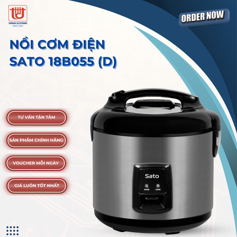 Sato Nồi Cơm Điện 18B055(D) - Dung tích 1.8L
