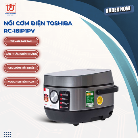 Toshiba Nồi cơm điện Cao Tần RC-18IP1PV - Dung tích 1.8L